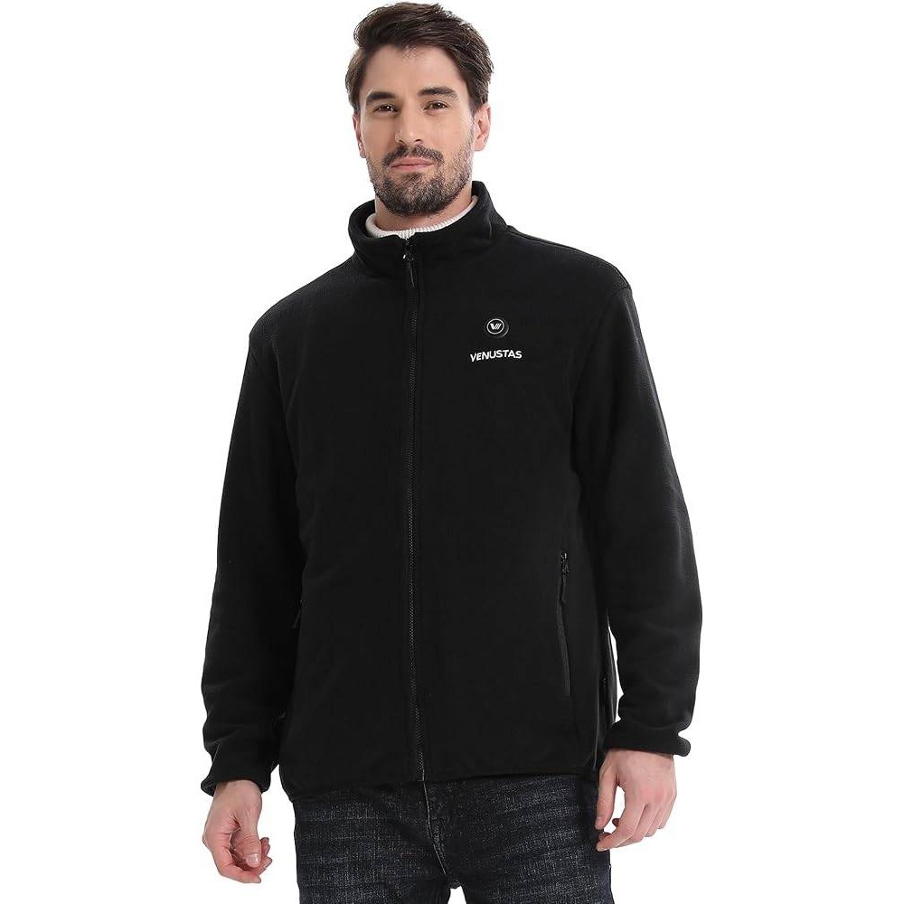 Venustas‎ Fleece Heated Jacket Black XL New With Tags